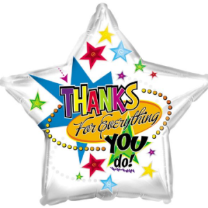 18" Thanks For Everything