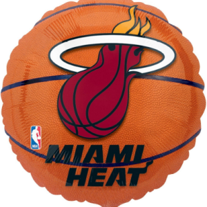 18" NBA Miami Heat Basketball Balloon