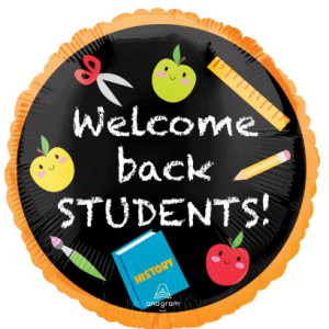 18" Welcome Back Students!