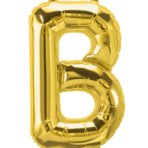 34" Letter Gold–B