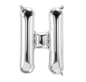34" Letter Silver – H