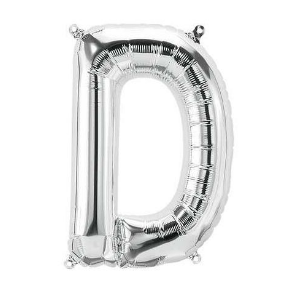 34" Letter Silver – D