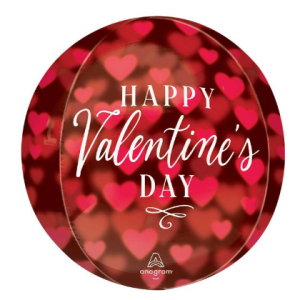 16" Romantic Glow Hearts Orbz