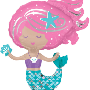 30" SuperShape Shimmering Mermaid Foil