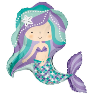 36" Merry Mermaid Foil