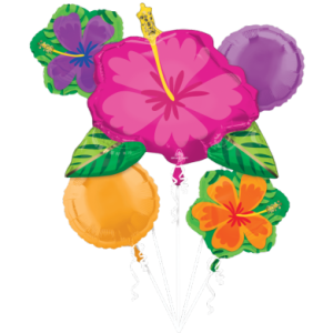 5 PC Summer Hibiscus Bouquet